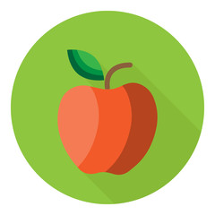Apple icon.Autumn fruit