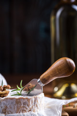 Cheese knife in cheese