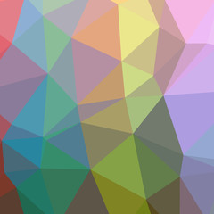 Illustration of abstract low poly blue square background.