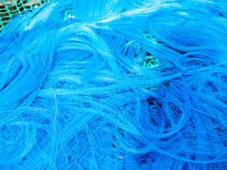 Obraz premium blaue Kunstfasern