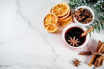 Mulled wine cocktail