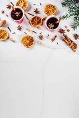 Mulled wine cocktail