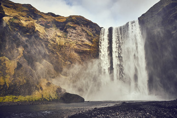 Skogafoss  is a waterfall in Iceland 