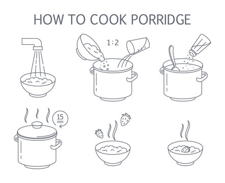 How to cook tasty delicious porridge instruction