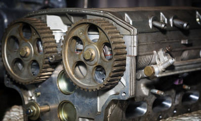 Car engine cylinder head