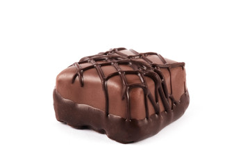 Chocolate candy isolated
