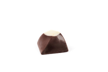 Chocolate candy isolated