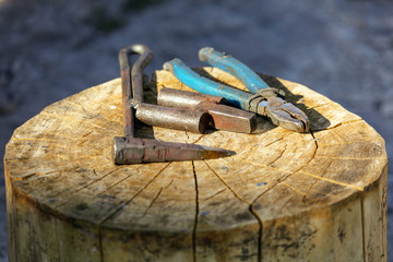 Blacksmith's tools for forging metal