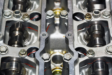 Car engine cylinder head