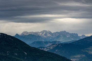 Fototapeta na wymiar Dolomite After The Storm, Brentonico Italy