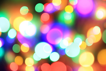color christmas lights texture