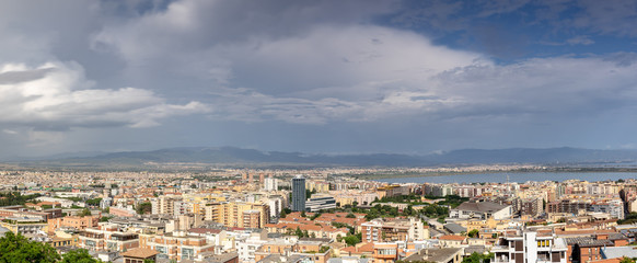 Fototapeta na wymiar City Of Cagliari, Sardinia Italy