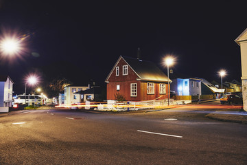 Fototapeta premium Vestmannaeyjar (Westman Islands) is a town and archipelago off the south coast of Iceland.
