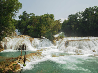 Agua azul waterfalls, Chiapas, Mexico