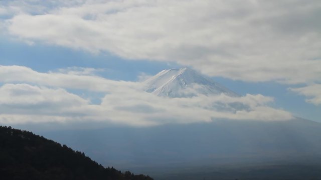 Mt. Fuji and clouds