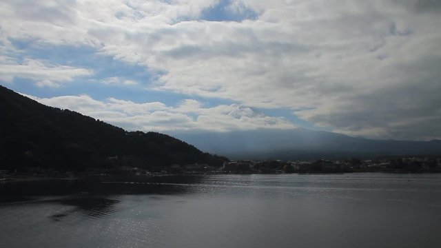 Mt. Fuji, view from Lake Kawaguchi, Japan