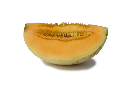 Fresh Melon isolated on white background

