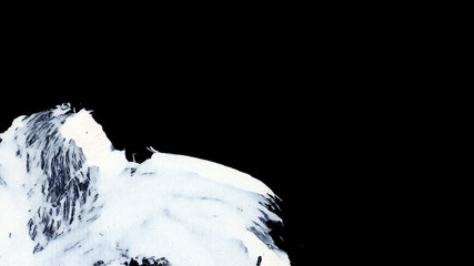 White expressive brush strokes for creative, innovative, interesting backgrounds in zen style