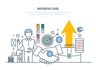 Business case, investment research, proposals. Analysis of costs, benefits, risks.
