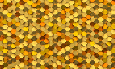 golden geometric background