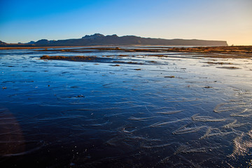 beautiful autumn landscape in Iceland