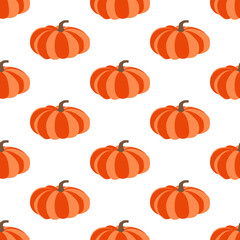 Pumpkin seamless pattern
