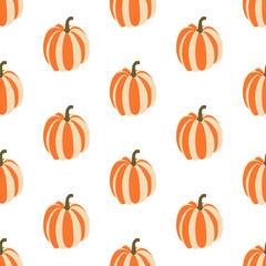 Pumpkin seamless pattern