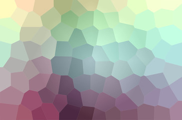 Fototapeta premium Abstract illustration of white, blue and purple pastel big hexagon background.
