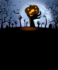 Halloween background for a poster