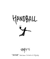 스포츠 포스터 / 손으로 그린 스포츠 그림