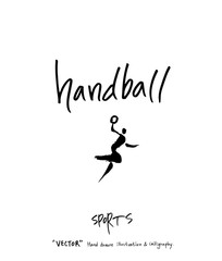 스포츠 포스터 / 손으로 그린 스포츠 그림