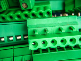 Group of electric terminals