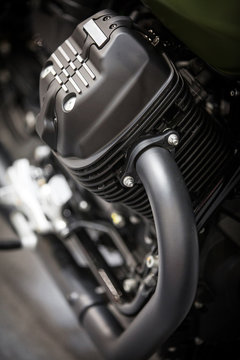 Motorcycle V Twin engine