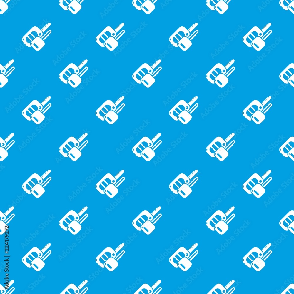 Poster auto key pattern vector seamless blue repeat for any use