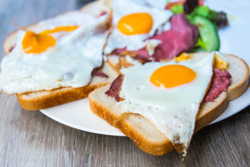 Breakfast with Prepared Egg - prepared egg under the sun