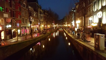 Fototapeta na wymiar Amsterdam city view