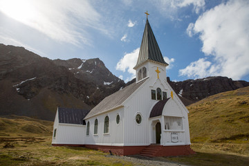 old fisher village n Antarctica
