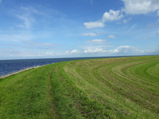 Deichwanderung am Ijsselmeer