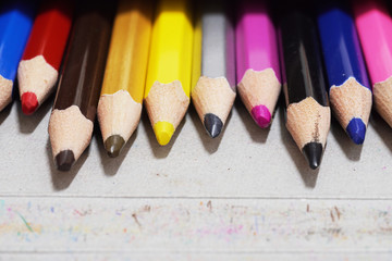 color pencil set in the box