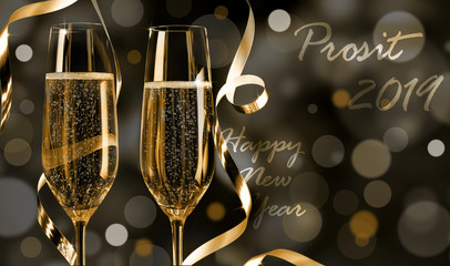 Prosit 2019 - Golden New Years Day