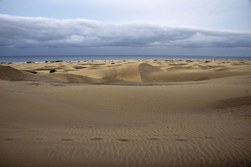 Fototapeta na wymiar Dune di Maspalomas
