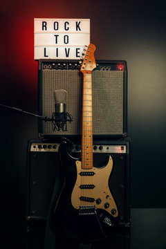 Electric guitar gig