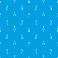 Egg candle pattern vector seamless blue repeat for any use