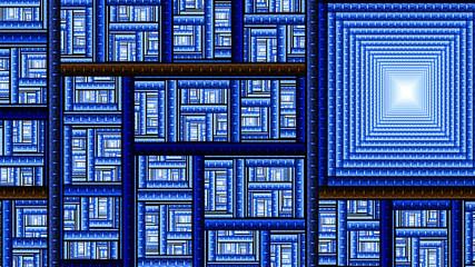 Stained glass. Neon pattern. 3D surreal illustration. Sacred geometry. Mysterious psychedelic relaxation pattern. Fractal abstract texture. Digital artwork graphic astrology magic