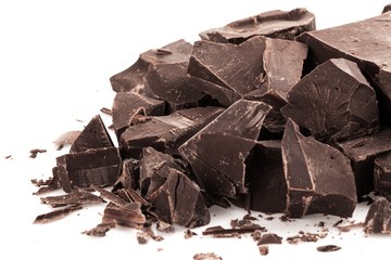 Dark Chocolate Blocks and Pieces