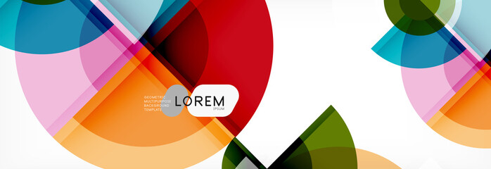 Circle abstract background