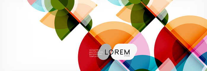 Obraz premium Circle abstract background