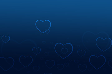 Valentines background with hearts pattern