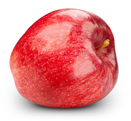 Red apple isolated on white