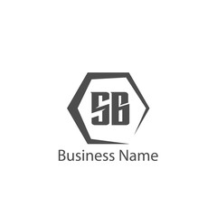 Initial Letter SB Logo Template Design